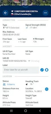 Drone Scanner android App screenshot 0